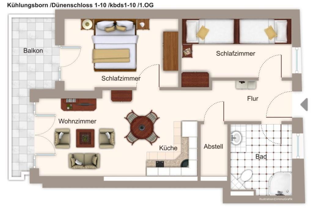 Duenenschloss Duenenschloss 1-10 Ostseebad Kühlungsborn Eksteriør bilde